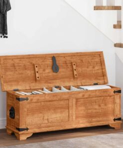 vidaXL Opbergkist ruw mangohout