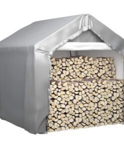vidaXL Opslagtent 180x180 cm gegalvaniseerd staal grijs