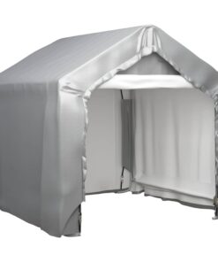 vidaXL Opslagtent 180x180 cm gegalvaniseerd staal grijs