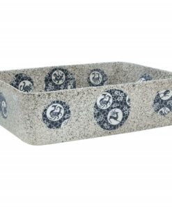 5x13 cm keramiek meerkleurig