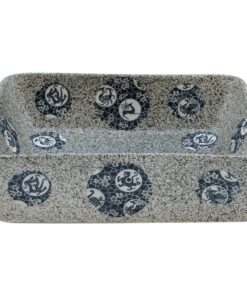 5x13 cm keramiek meerkleurig