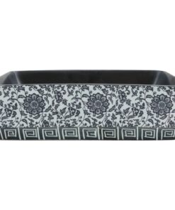 vidaXL Opzetwasbak rechthoekig 46x35