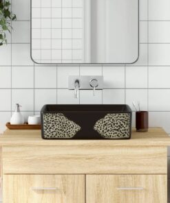 vidaXL Opzetwasbak rechthoekig 46x35