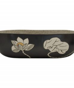 5 cm keramiek grijs en zwart