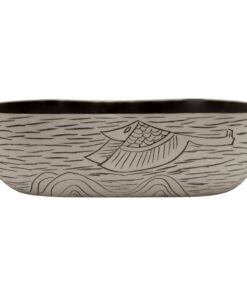 5 cm keramiek grijs en zwart