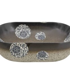 vidaXL Opzetwasbak rechthoekig 48x37