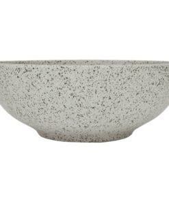 vidaXL Opzetwasbak rond Φ41x14 cm keramiek grijs