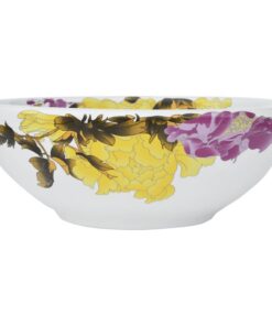 vidaXL Opzetwasbak rond Φ41x14 cm keramiek meerkleurig