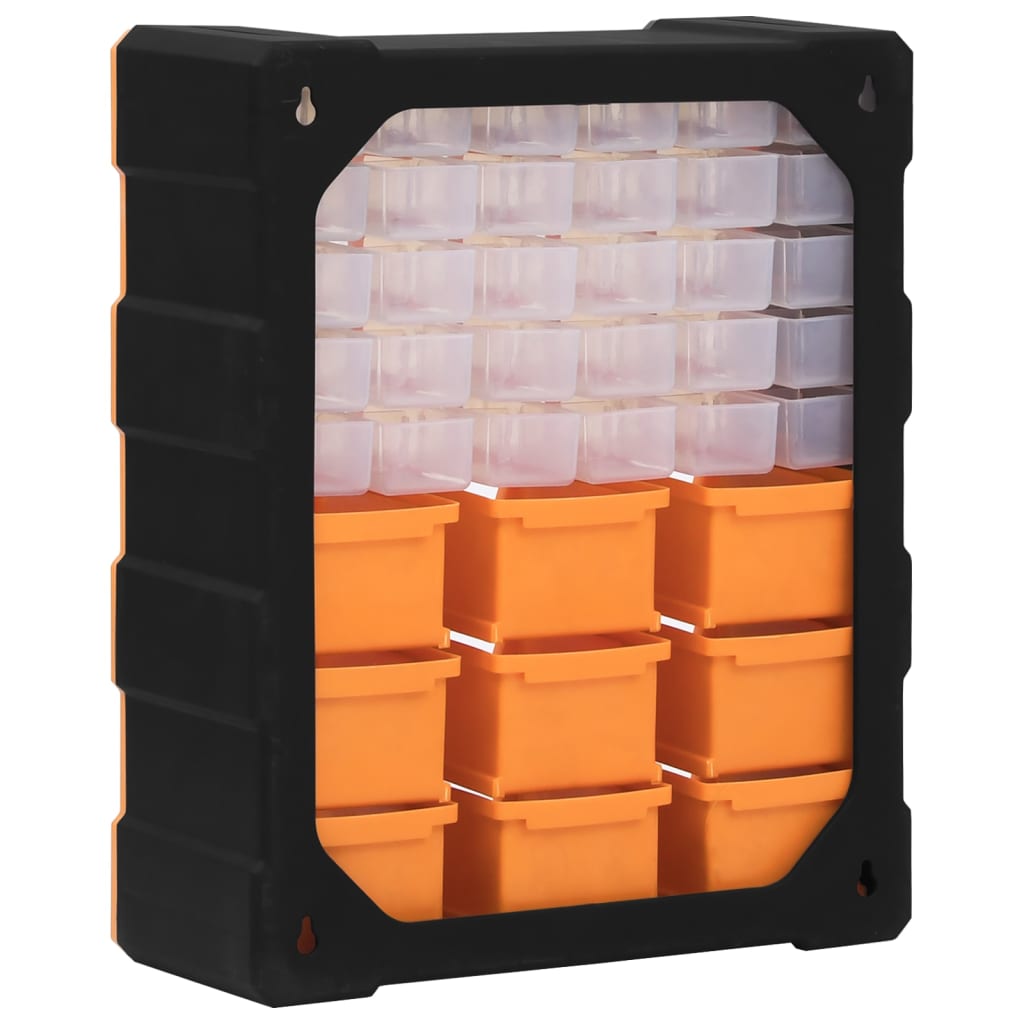 vidaXL Organiser met 39 lades 38x16x47 cm - Image 7