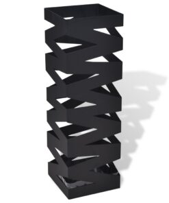 vidaXL Paraplu- en wandelstokhouder vierkant 48