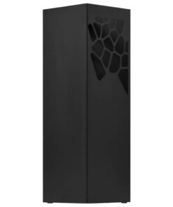 vidaXL Parapluhouder stenen staal zwart