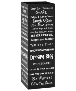 vidaXL Parapluhouder tekst staal zwart