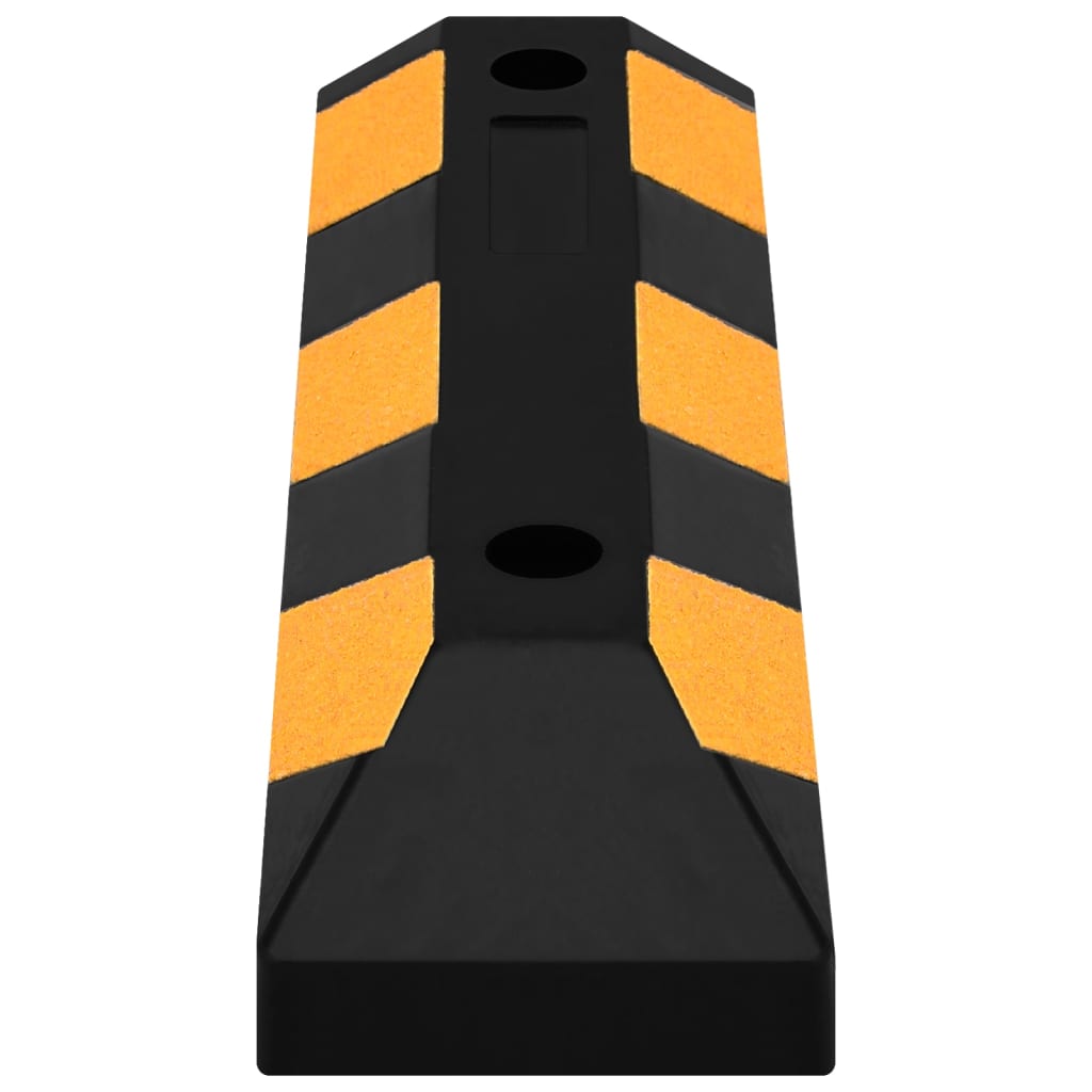 vidaXL Parkeerblokken reflecterend 2 st 56x15x10 cm rubber - Afbeelding 5