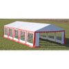 vidaXL Partytent 10x5 m rood