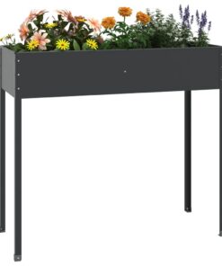 5x90 cm gegalvaniseerd staal antracietkleur