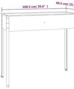 5x90 cm gegalvaniseerd staal antracietkleur