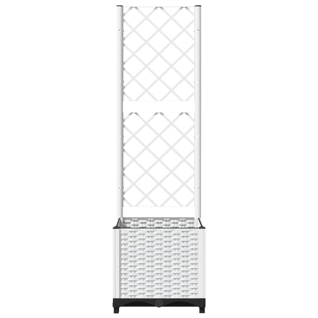 vidaXL Plantenbak met latwerk 40x40x136 cm polypropeen - Image 4
