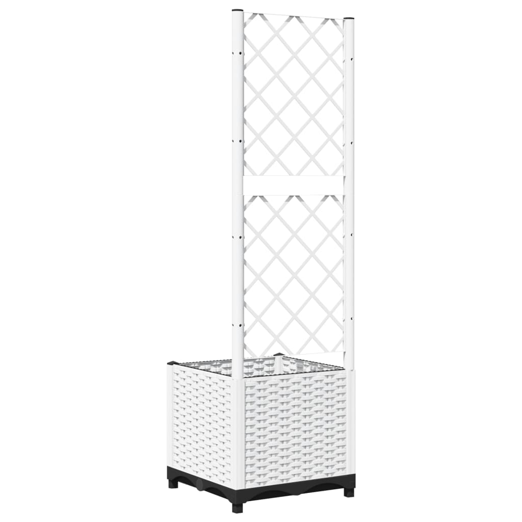 vidaXL Plantenbak met latwerk 40x40x136 cm polypropeen - Image 6