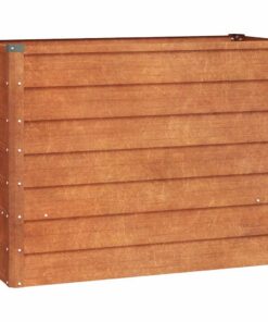 vidaXL Plantenbak verhoogd 100x40x77 cm cortenstaal roestig