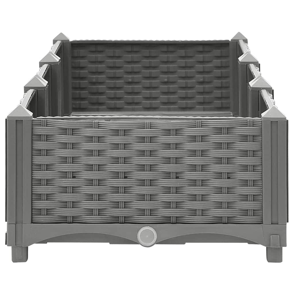 vidaXL Plantenbak verhoogd 120x40x23 cm polypropeen - Image 5