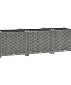 vidaXL Plantenbak verhoogd 120x40x38 cm polypropeen