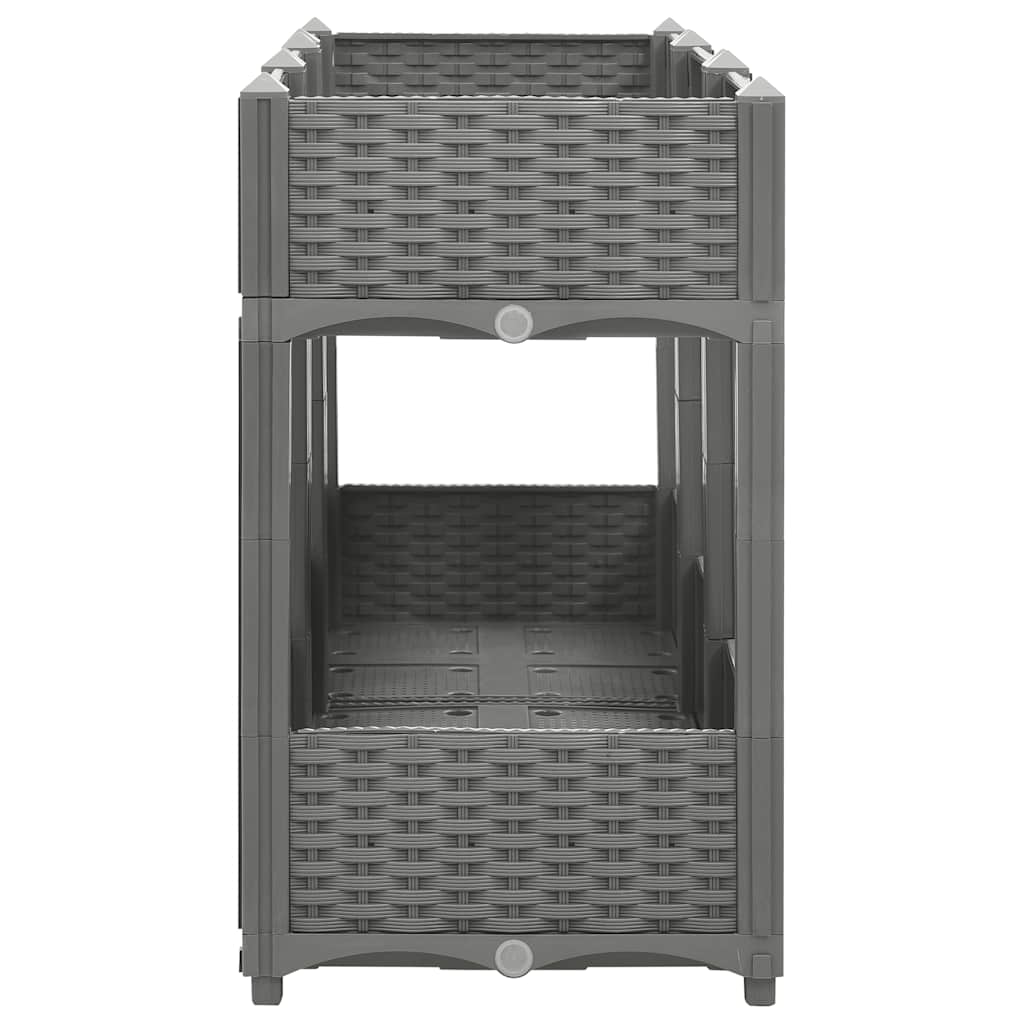 vidaXL Plantenbak verhoogd 120x40x71 cm polypropeen - Afbeelding 4