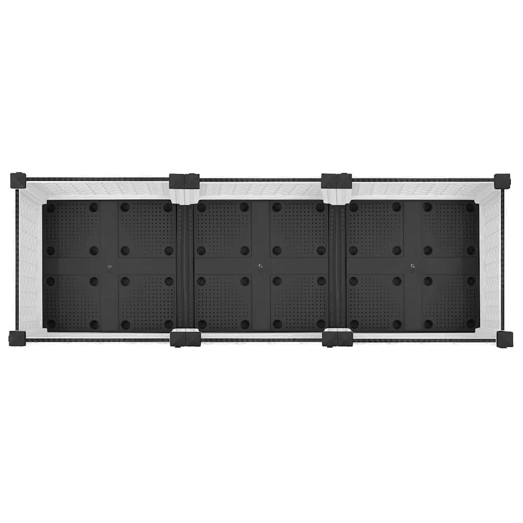 vidaXL Plantenbak verhoogd 120x40x71 cm polypropeen - Afbeelding 5