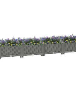 vidaXL Plantenbak verhoogd 160x40x23 cm polypropeen
