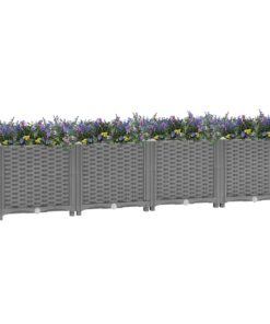 vidaXL Plantenbak verhoogd 160x40x38 cm polypropeen