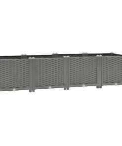 vidaXL Plantenbak verhoogd 160x40x38 cm polypropeen
