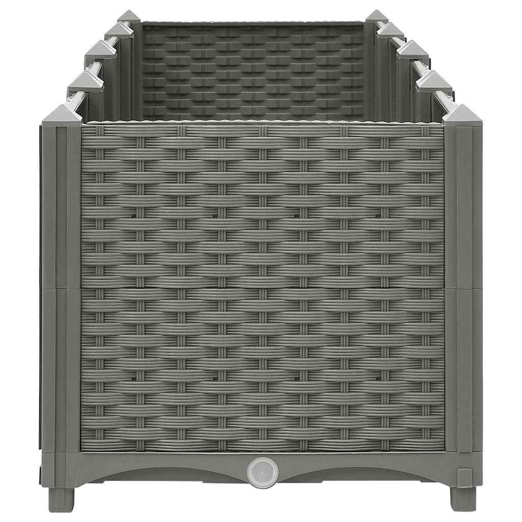vidaXL Plantenbak verhoogd 160x40x38 cm polypropeen - Image 5