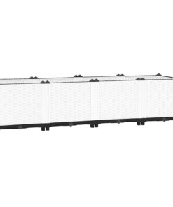 vidaXL Plantenbak verhoogd 160x40x38 cm polypropeen