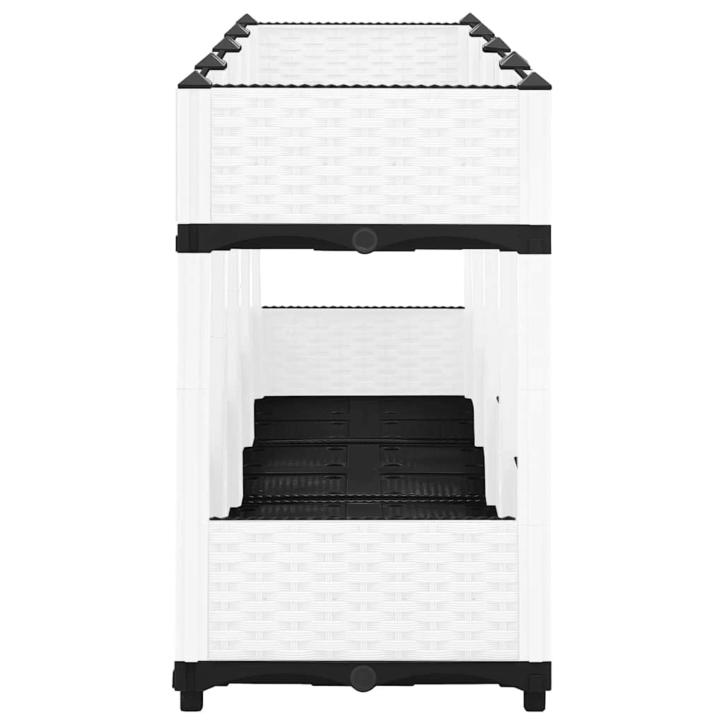 vidaXL Plantenbak verhoogd 160x40x71 cm polypropeen - Afbeelding 4