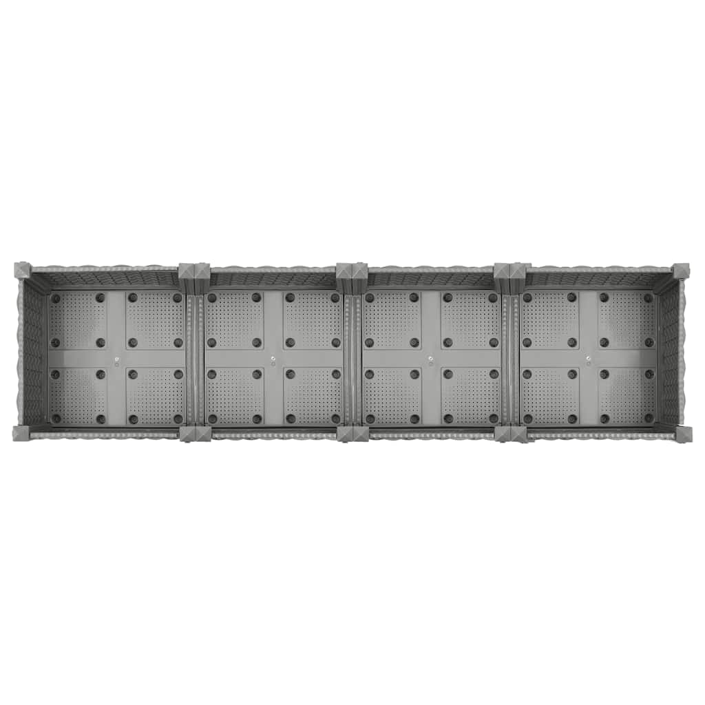 vidaXL Plantenbak verhoogd 160x40x71 cm polypropeen - Image 5