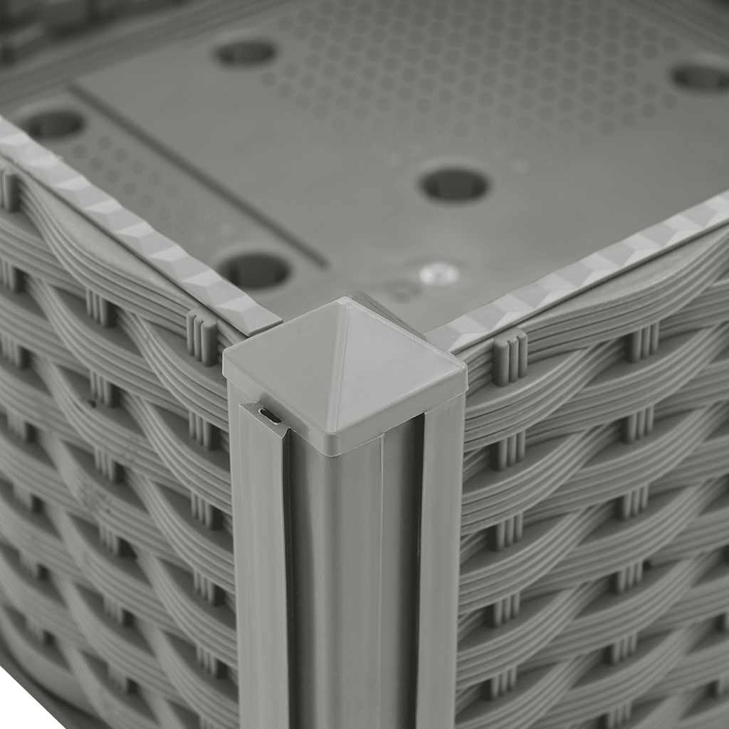 vidaXL Plantenbak verhoogd 160x40x71 cm polypropeen - Image 7