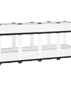 vidaXL Plantenbak verhoogd 160x40x71 cm polypropeen