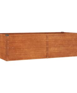 vidaXL Plantenbak verhoogd 160x80x45 cm cortenstaal roestig