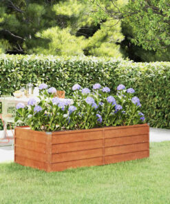 vidaXL Plantenbak verhoogd 160x80x45 cm cortenstaal roestig