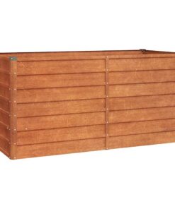vidaXL Plantenbak verhoogd 160x80x77 cm cortenstaal roestig