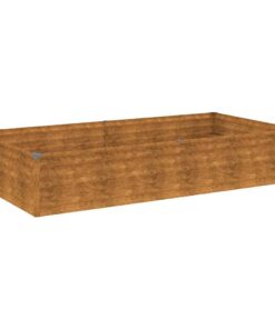 vidaXL Plantenbak verhoogd 195x100x36 cm cortenstaal