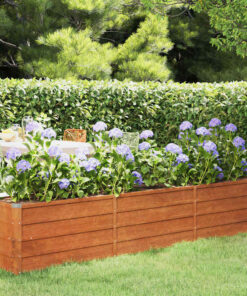 vidaXL Plantenbak verhoogd 240x40x45 cm cortenstaal roestig