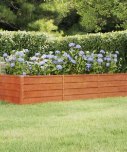 vidaXL Plantenbak verhoogd 240x80x45 cm cortenstaal roestig