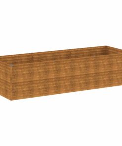 vidaXL Plantenbak verhoogd 290x100x69 cm cortenstaal