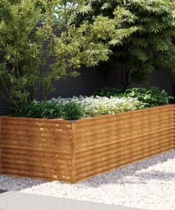 vidaXL Plantenbak verhoogd 290x100x69 cm cortenstaal