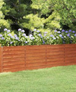 vidaXL Plantenbak verhoogd 320x40x77 cm cortenstaal roestig