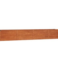 vidaXL Plantenbak verhoogd 320x80x45 cm cortenstaal roestig