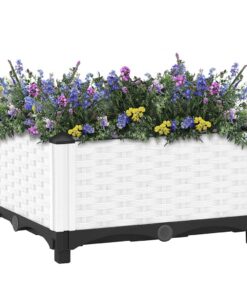 vidaXL Plantenbak verhoogd 40x40x23 cm polypropeen