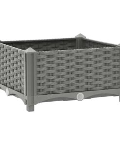 vidaXL Plantenbak verhoogd 40x40x23 cm polypropeen