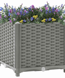 vidaXL Plantenbak verhoogd 40x40x38 cm polypropeen