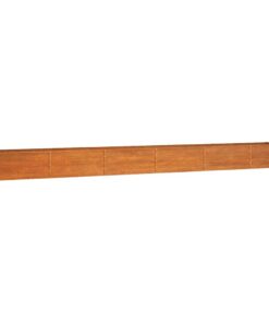 vidaXL Plantenbak verhoogd 600x80x45 cm cortenstaal roestig